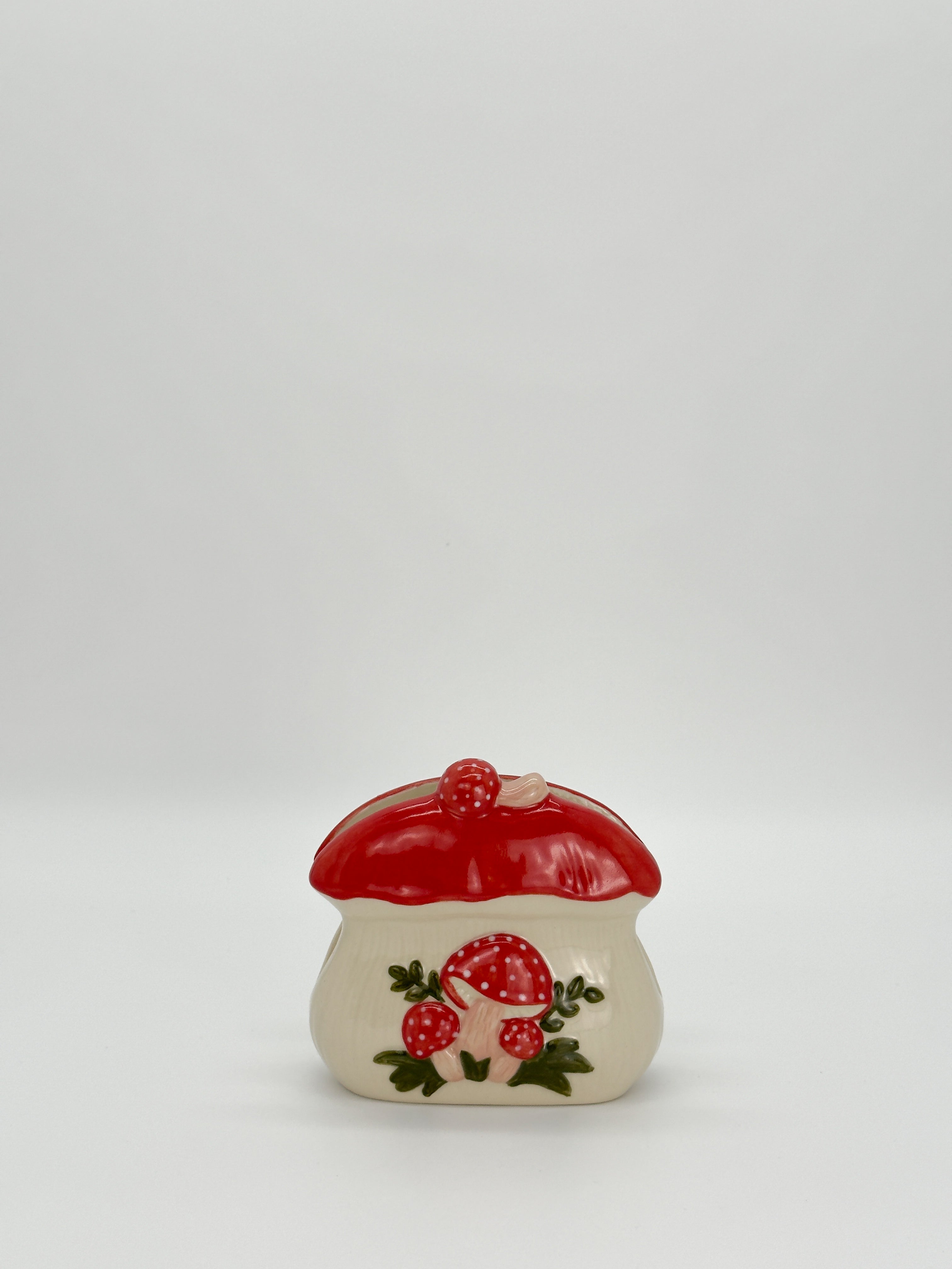 Red Mushroom Napkin Holder