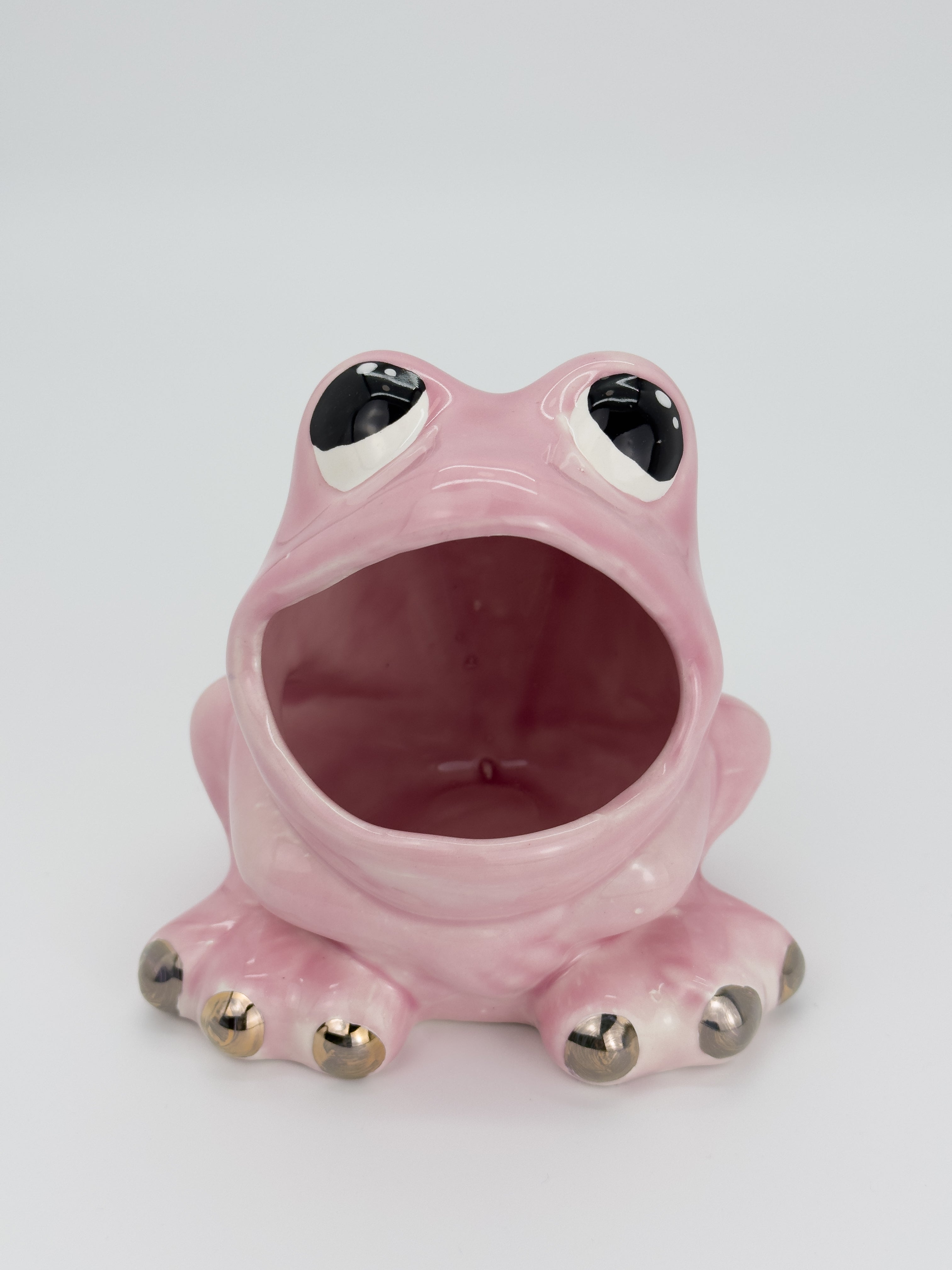 Pink Frog Catch-All (Medium)