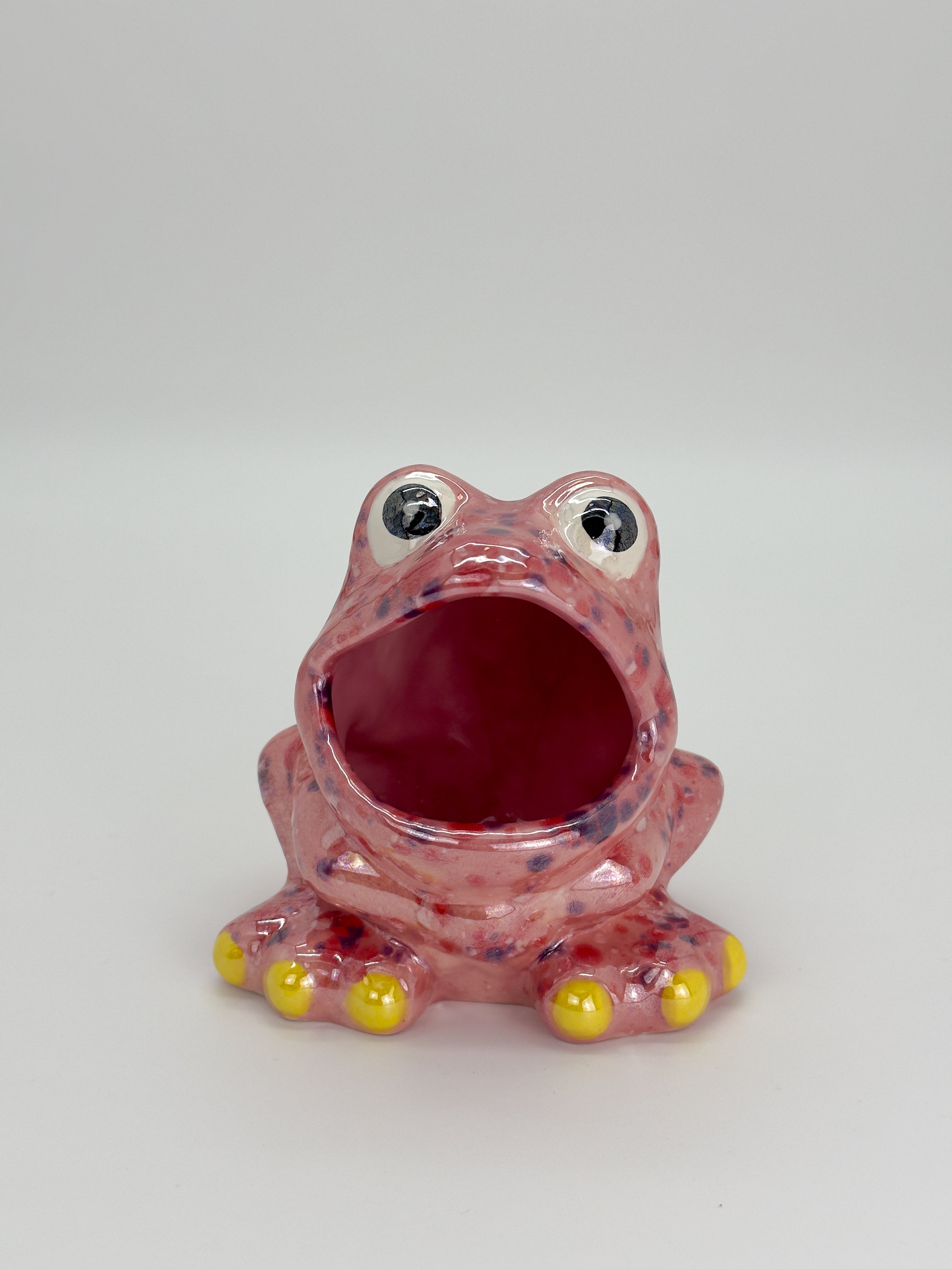 Pink Speckled Frog Catch-All