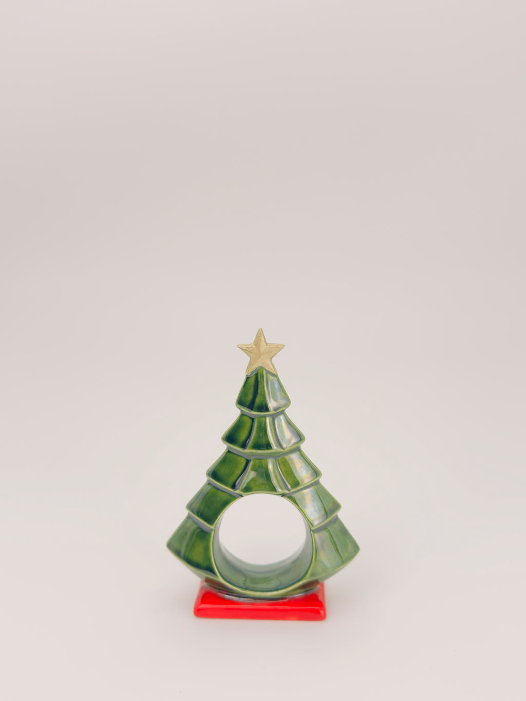 *Green and Red Napkin Ring