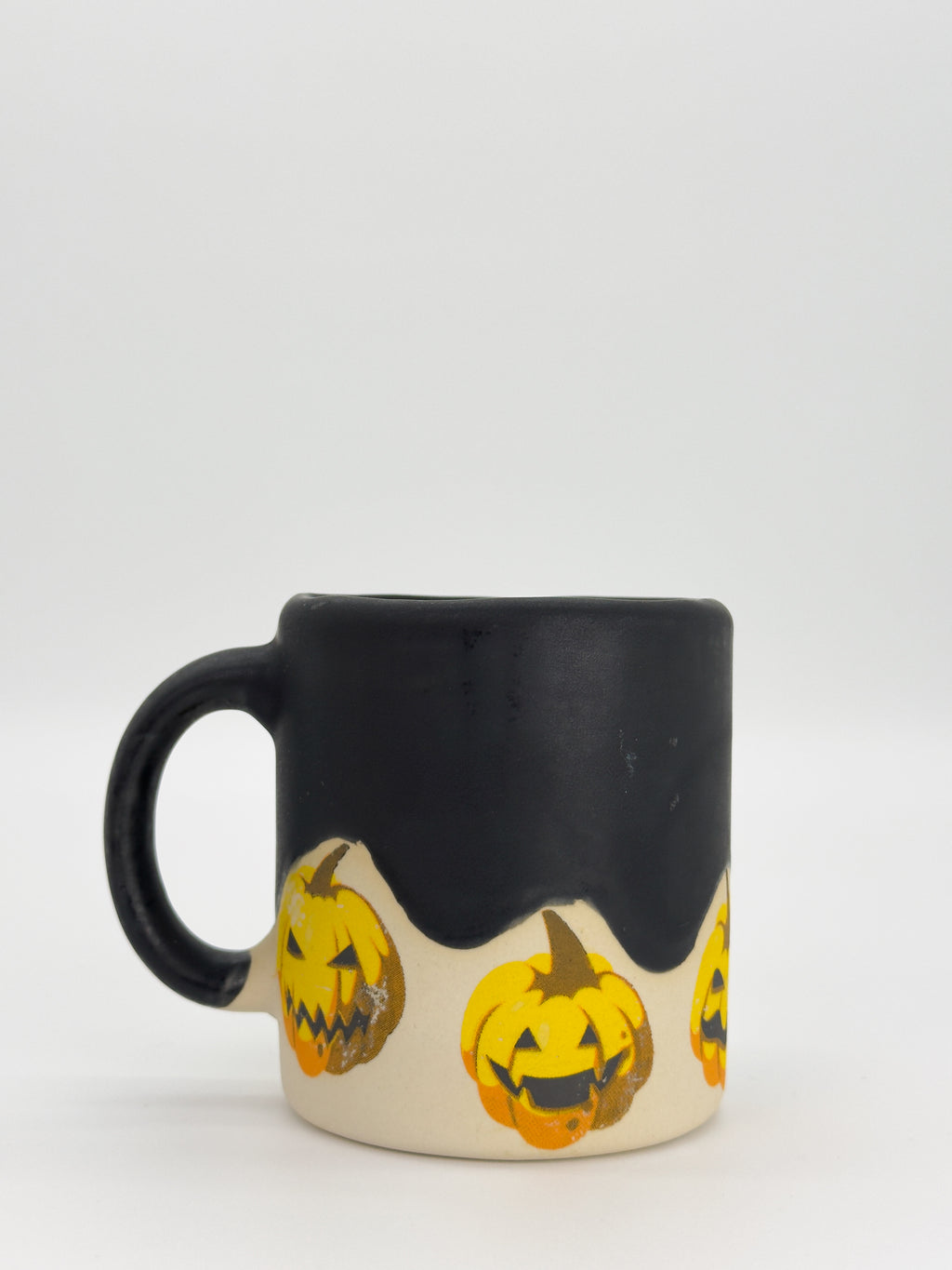 Matte Pumpkin Cat Mug (Small)