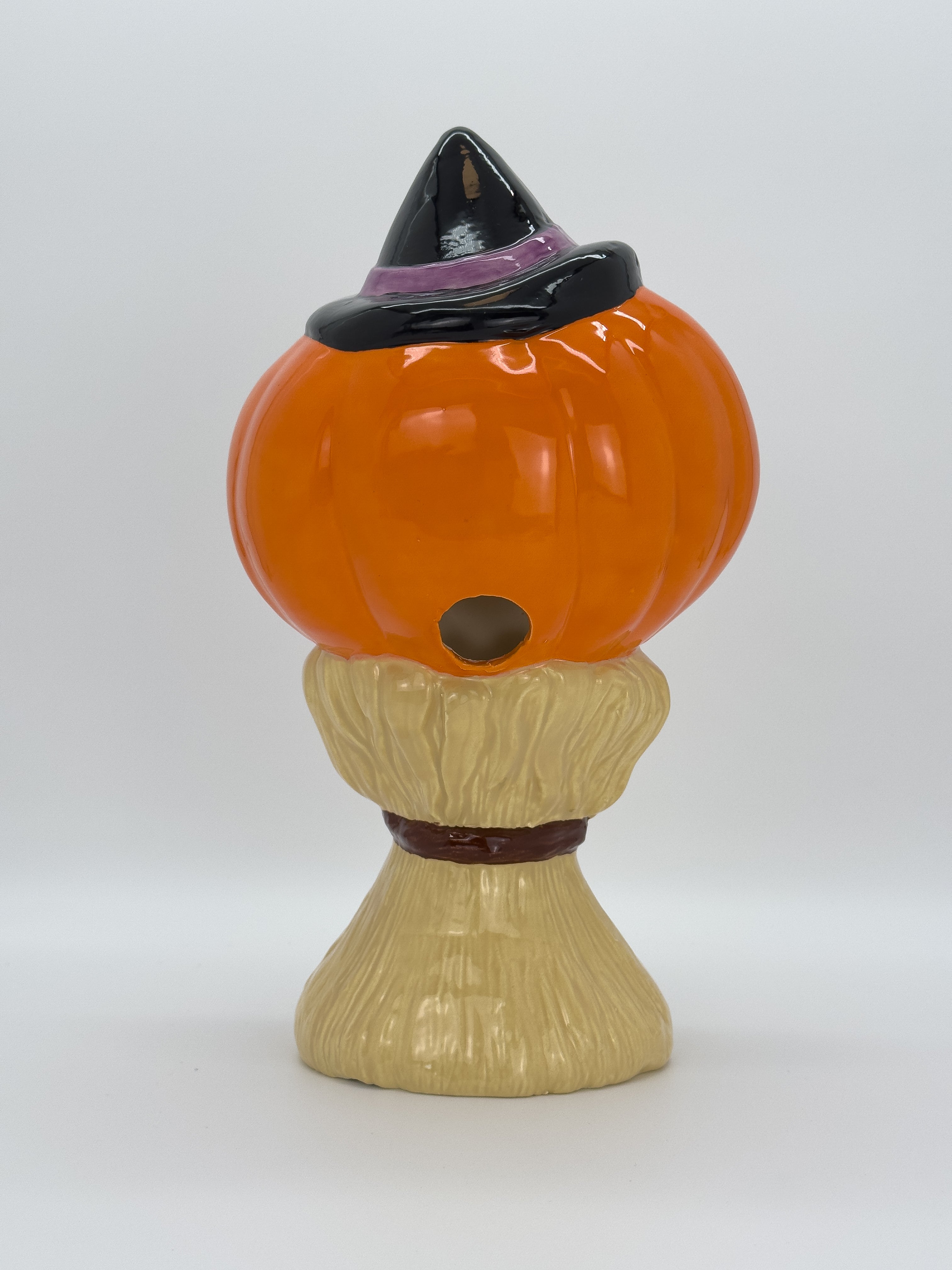 Vintage Jack-O-Lantern Cornstalk Stack